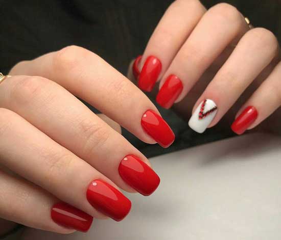 Manucure rouge