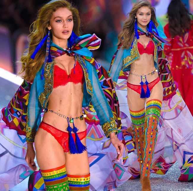 Modèle Gigi Hadid Victorias Secret 2016