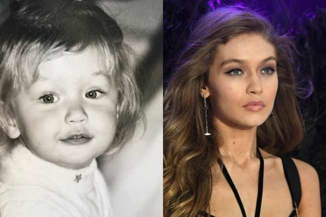 L'enfance de Gigi Hadid et 2016