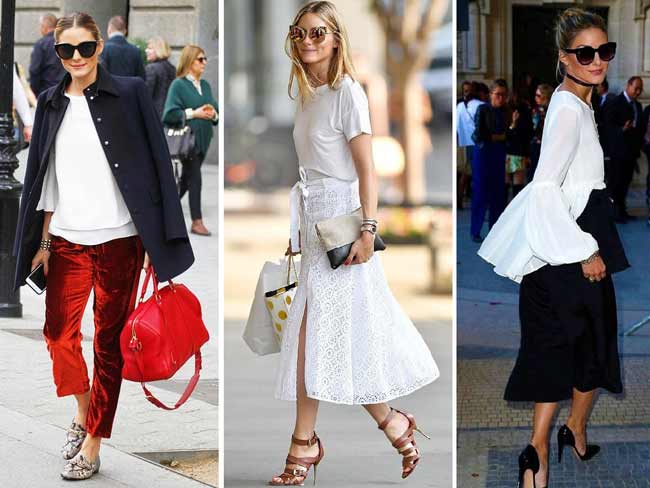 Principes élégants de l'icône de style Olivia Palermo