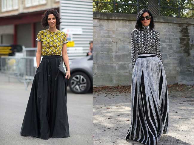 Maxi jupe évasée - Tenue