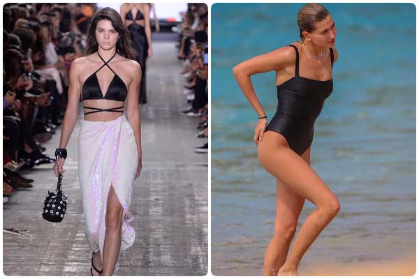 Maillot de bain noir à la mode - must have de l'été 2017