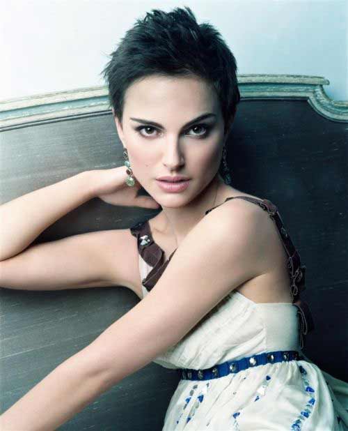 Pixie empilant comme Natalie Portman