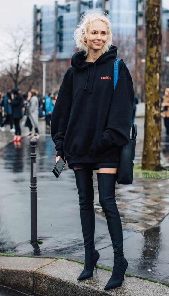 Avec des bottes
