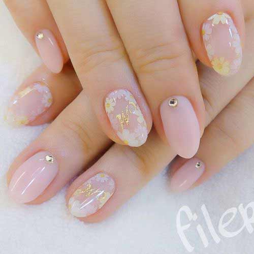 Rose avec des fleurs