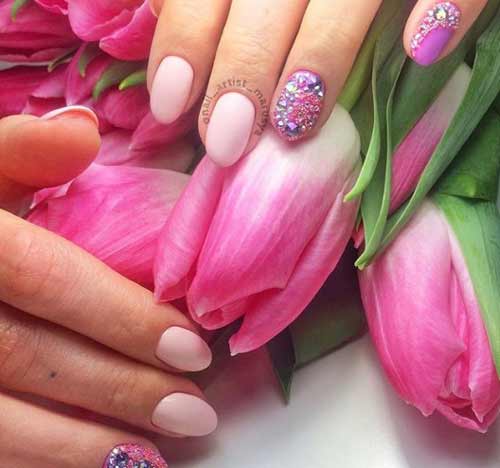 Rose + strass