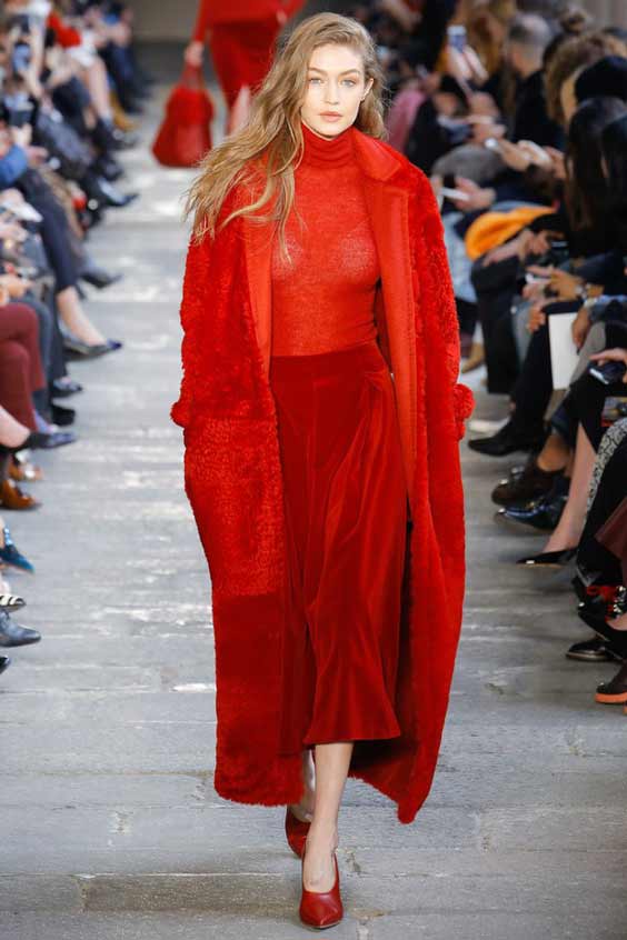 manteau rouge