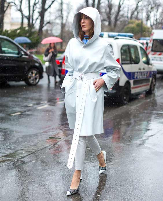 Image monochrome en blanc Paris 2017