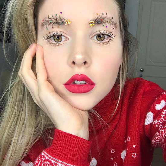 Sourcils de Noël
