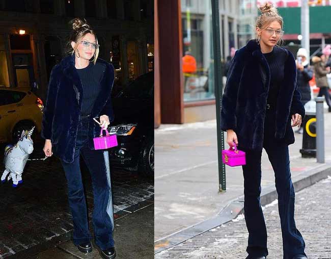 Gigi Hadid - look hiver 2018