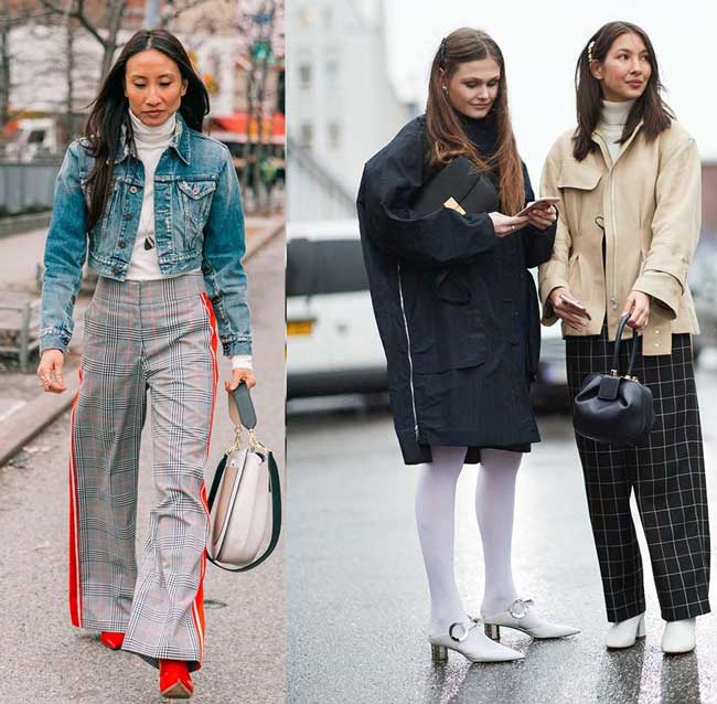 Les façons les plus à la mode de combiner un pantalon à carreaux