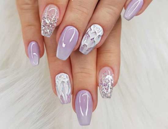 Violet délicat