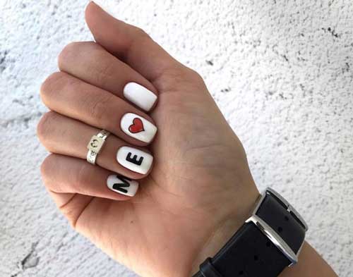 Blanc avec motif