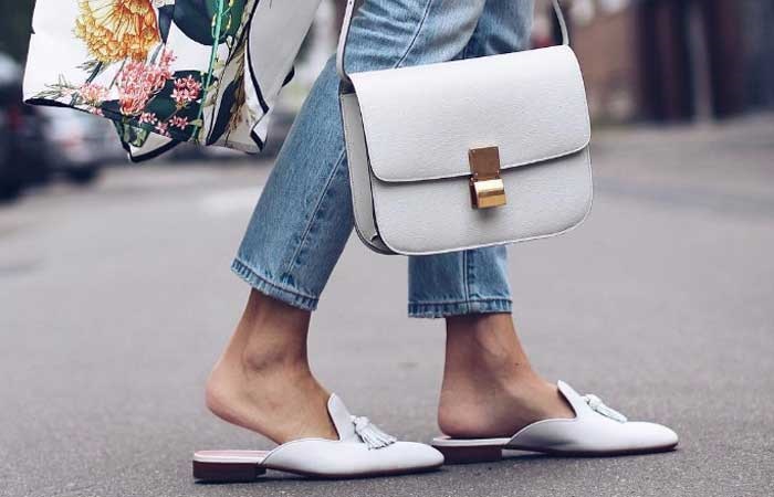 Mules sans talons
