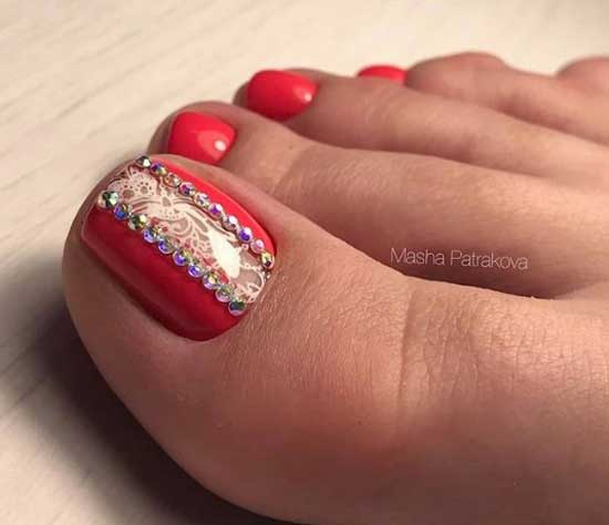 Pédicure dentelle 2018
