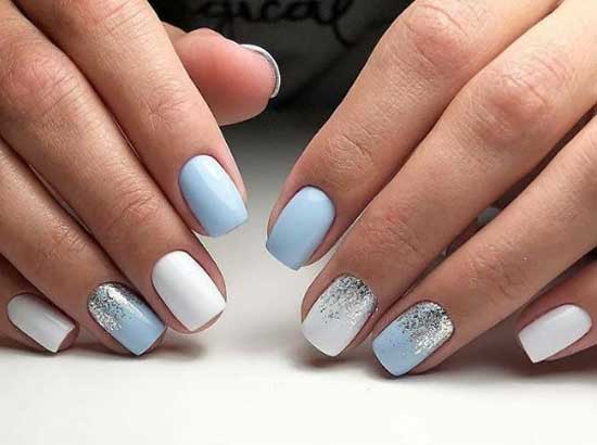 Vernis bleu clair