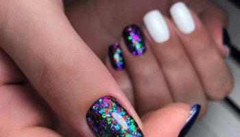 Tendance manucure de longue date - idées de conception de paillettes et de paillettes