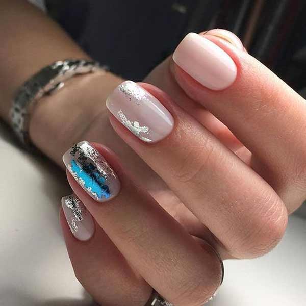 Conception d'ongles en feuille