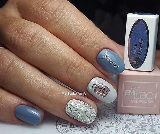 Dans les tons gris - choisissez la couleur de la manucure pour le Nouveau 2019