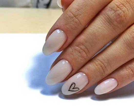 Manucure couleur laiteuse 2019