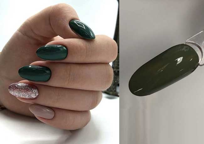 Couleur de vernis à ongles vert tendance 2019