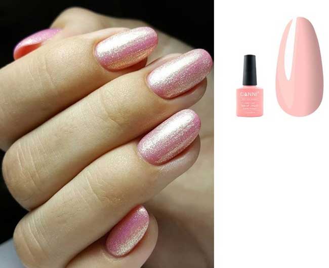 Couleur de vernis à ongles rose à la mode 2019