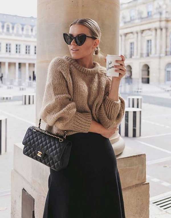 Couleur marron dans les vêtements, images à la mode 2019-2020