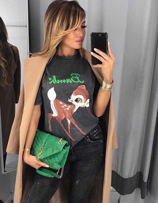 Marron + vert dans les vêtements