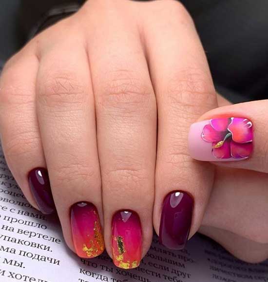 Ombre et motif mats