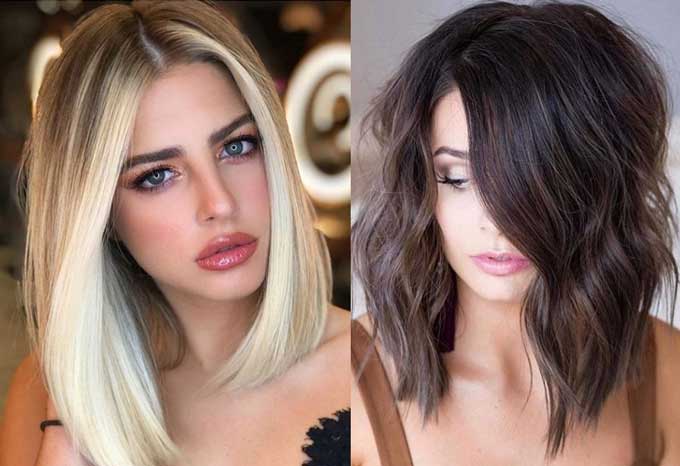Coupes de cheveux de longueur moyenne sans frange 2019-2020