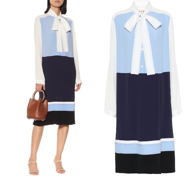 Robe color block