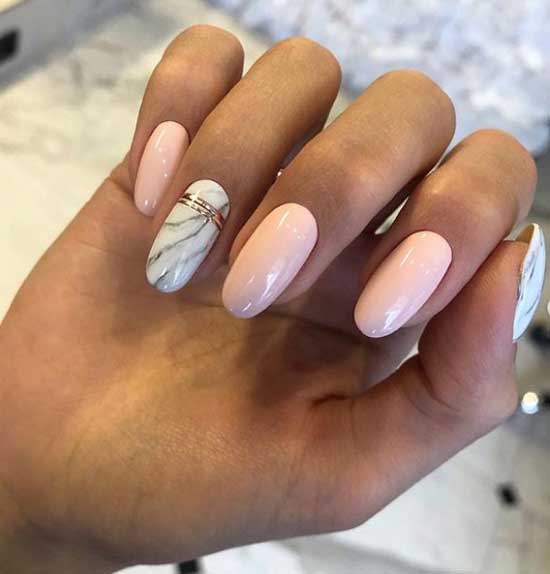 Manucure douce rose 2019-2020