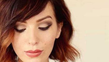 Coupes de cheveux à la mode avec une frange oblique 2019-2020