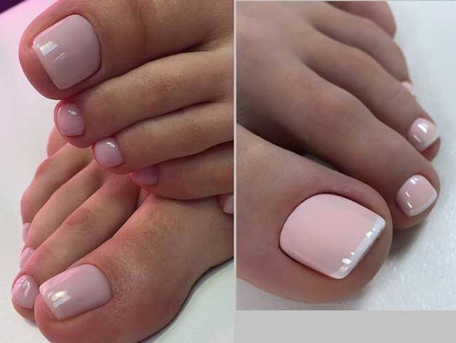 Pédicure nue : photos, tendances et nouveautés