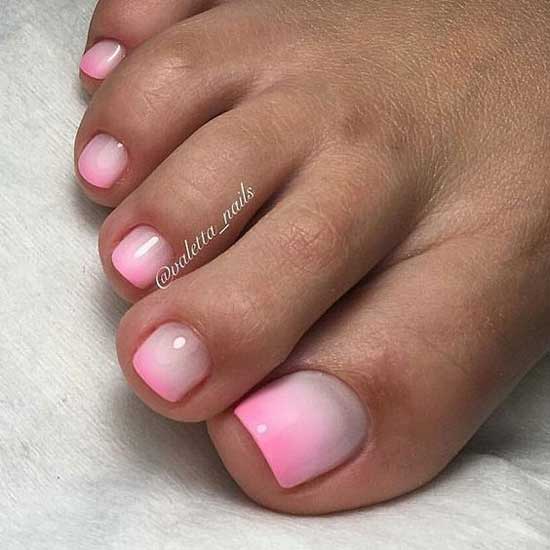 Dégradé rose nude