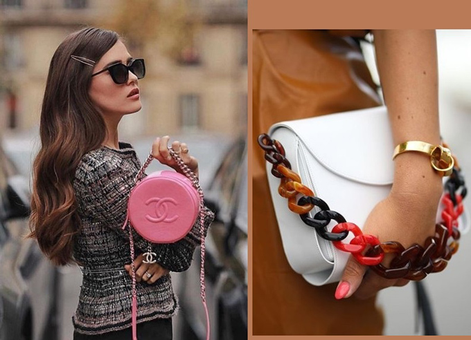 Chaînes massives - un exemple des tendances de la mode 2019-2020