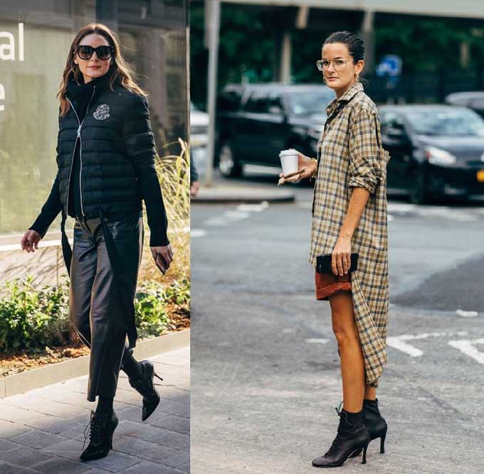 Bottes victoriennes noires à la mode 2019-2020