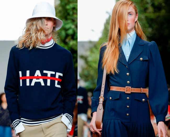 Images à la mode aux couleurs bleues printemps été 2020