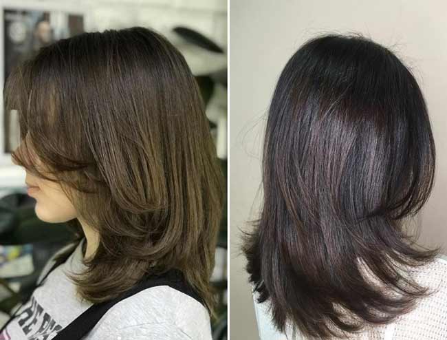 Cheveux moyens
