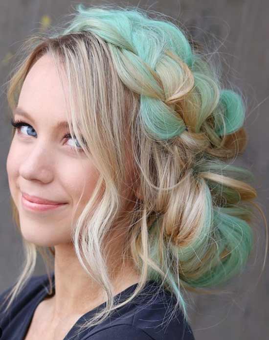 Couleur de cheveux vert pastel 2020