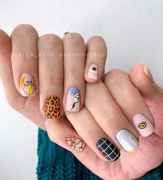 Ongles courts manucure jeunesse