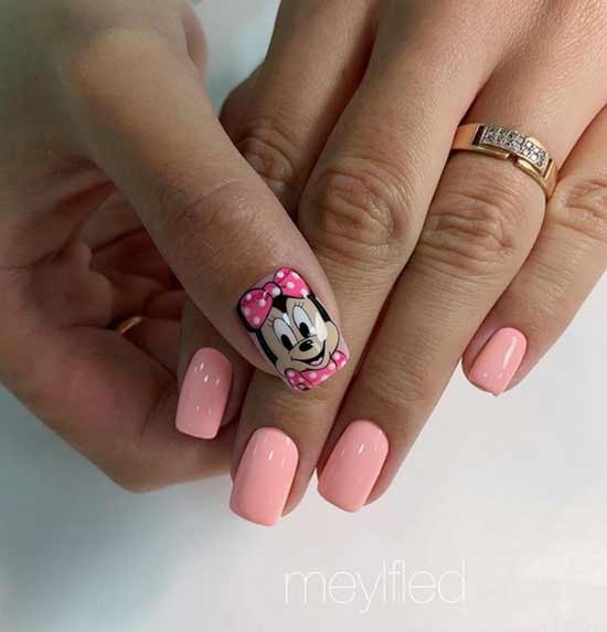 Rose à motifs