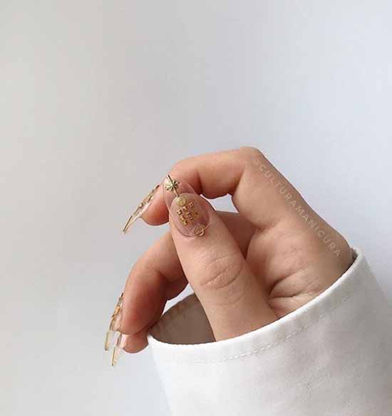 Manucure transparente: photo, idées de design d'ongles à la mode