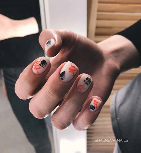 Design pour les ongles courts 2021: nouvelle manucure, idées de photo