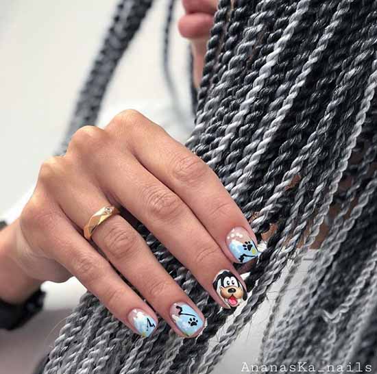 Design pour les ongles courts 2021: nouvelle manucure, idées de photo