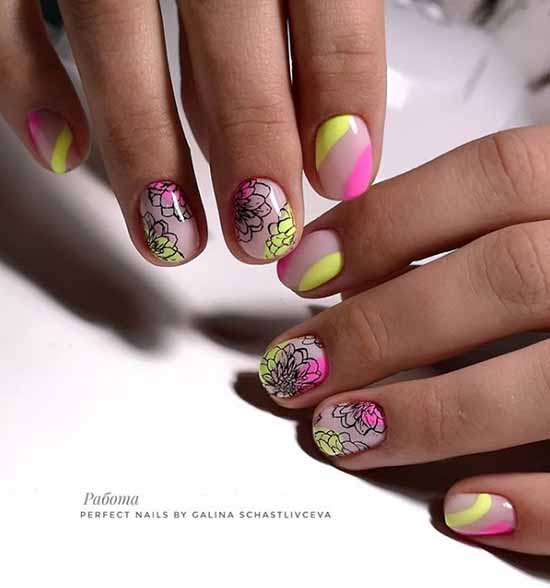 Design pour les ongles courts 2021: nouvelle manucure, idées de photo
