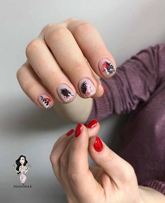 Design pour les ongles courts 2021: nouvelle manucure, idées de photo