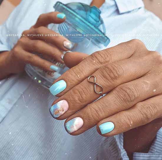Design pour les ongles courts 2021: nouvelle manucure, idées de photo