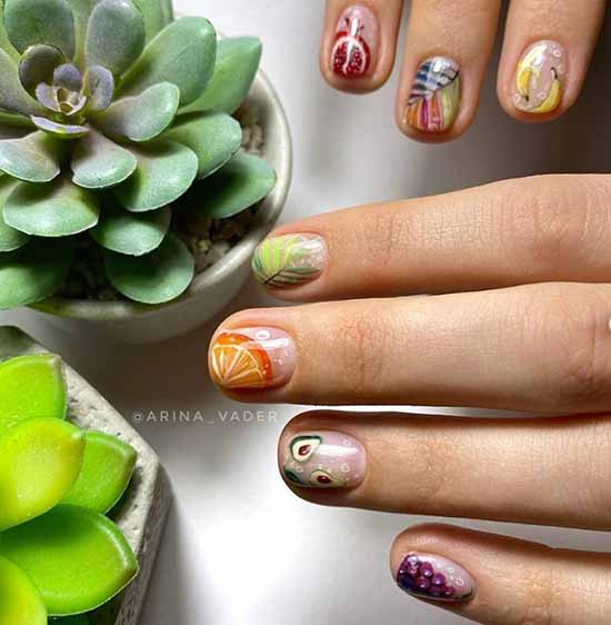 Design pour les ongles courts 2021: nouvelle manucure, idées de photo