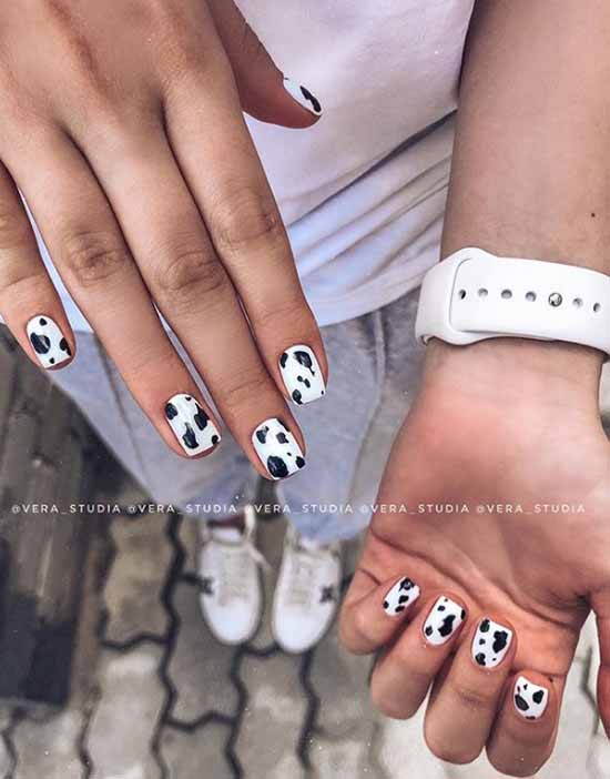 Design pour les ongles courts 2021: nouvelle manucure, idées de photo